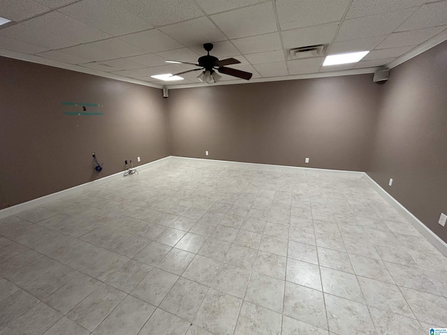 2940 Coatbridge Ln, Birmingham, AL 35242 - unfurnished room with a paneled ceiling and baseboards