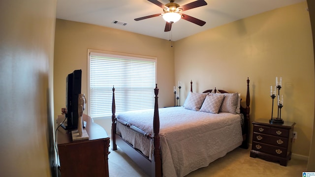 1035 Princeton Park, Montevallo, AL 35115 - bedroom featuring light carpet and ceiling fan