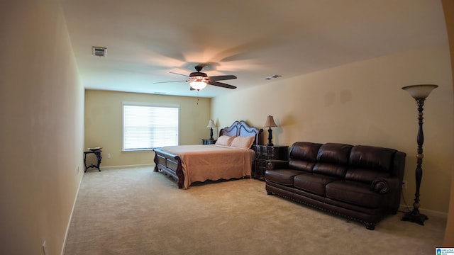 1035 Princeton Park, Montevallo, AL 35115 - bedroom featuring light colored carpet and ceiling fan