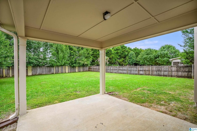 132 Summerchase Pkwy, Calera, AL 35040 - view of yard featuring a patio and view of wooded area