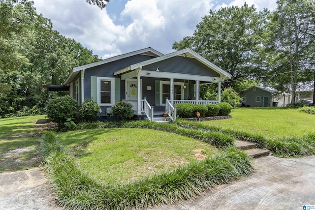 1647 Moncrief Rd, Gardendale, AL 35071 - bungalow-style house with covered porch and a front yard