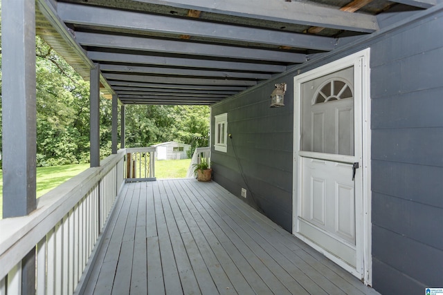 1647 Moncrief Rd, Gardendale, AL 35071 - wooden terrace with a carport