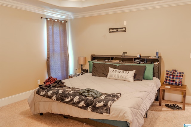 178 Jerry Marsh Rd, Locust Fork, AL 35097 - carpeted bedroom featuring crown molding and baseboards