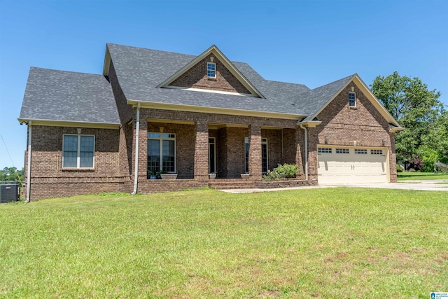 178 Jerry Marsh Rd, Locust Fork, AL 35097 - craftsman inspired home featuring brick siding, a garage, concrete driveway, a front lawn, and roof with shingles