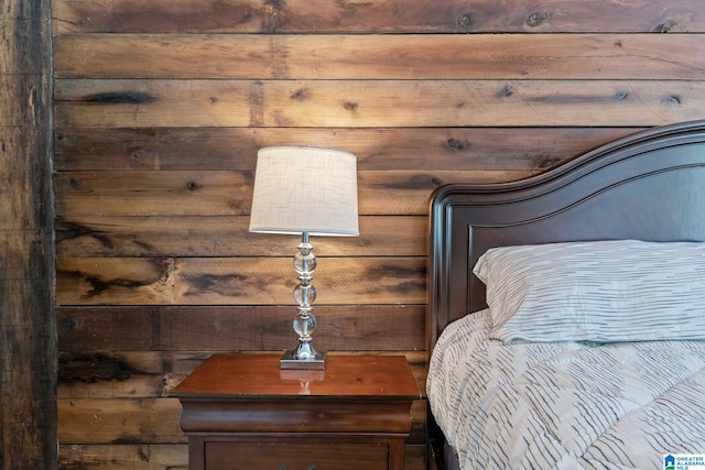 5182 Park Side Cir, Hoover, AL 35244 - bedroom featuring wood walls