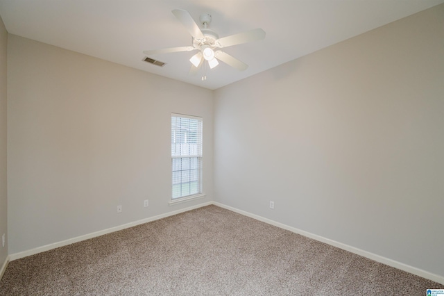 1166 Eagle Dr, Maylene, AL 35114 - carpeted empty room featuring baseboards and ceiling fan