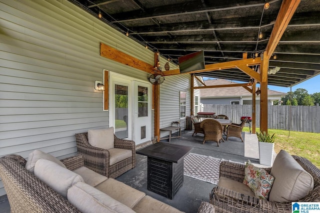 1515 Baxter Ave, Springville, AL 35146 - view of patio / terrace featuring outdoor lounge area and outdoor dining space