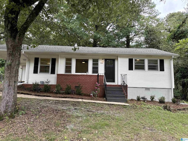 1225 Lynn Acres Dr, Birmingham, AL 35215 - view of front of property featuring crawl space and entry steps
