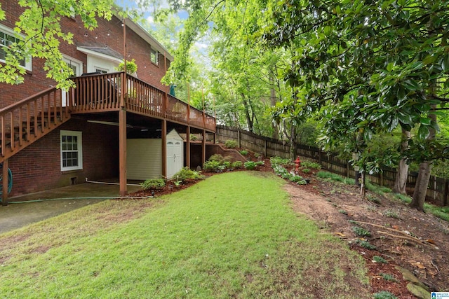 1963 Russet Hill Ln, Hoover, AL 35244 - fenced backyard with a deck