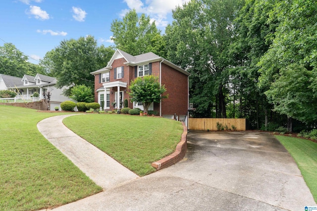 1963 Russet Hill Ln, Hoover, AL 35244 - view of front facade featuring brick siding and concrete driveway