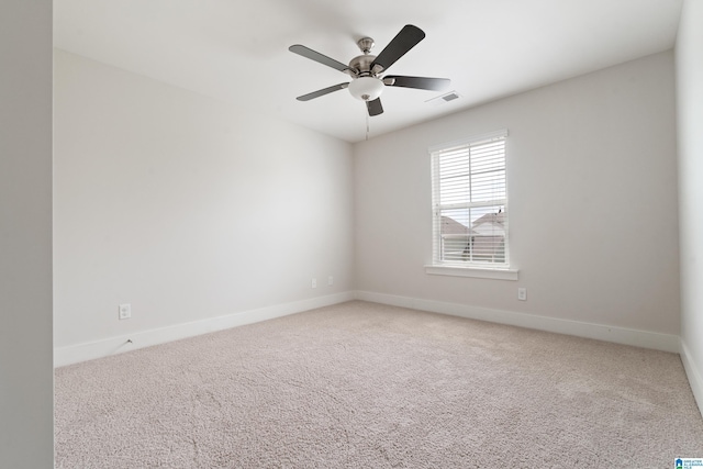 3024 Camellia Ridge Ct, Pelham, AL 35124 - carpeted empty room featuring baseboards and ceiling fan
