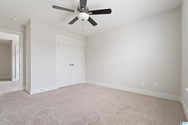 3024 Camellia Ridge Ct, Pelham, AL 35124 - unfurnished bedroom with carpet flooring, a closet, and ceiling fan