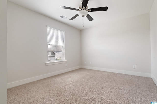 3024 Camellia Ridge Ct, Pelham, AL 35124 - spare room with carpet flooring and a ceiling fan
