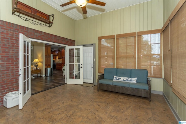 295 Homestead Dr, Cropwell, AL 35054 - sunroom featuring french doors
