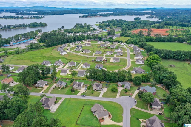 295 Homestead Dr, Cropwell, AL 35054 - aerial view of residential area with a nearby body of water