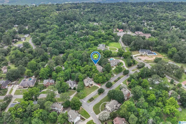 3609 Carisbrooke Pkwy, Hoover, AL 35226 - drone / aerial view of a forest