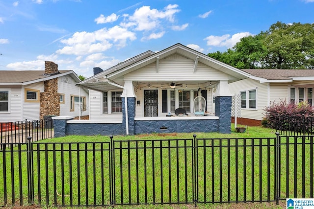 1138 14th Ave S, Birmingham, AL 35205 - view of front of property featuring ceiling fan and covered porch