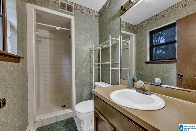 1117 Oak Creek Trl NE, Pinson, AL 35215 - full bath featuring vanity, a stall shower, and tile patterned floors