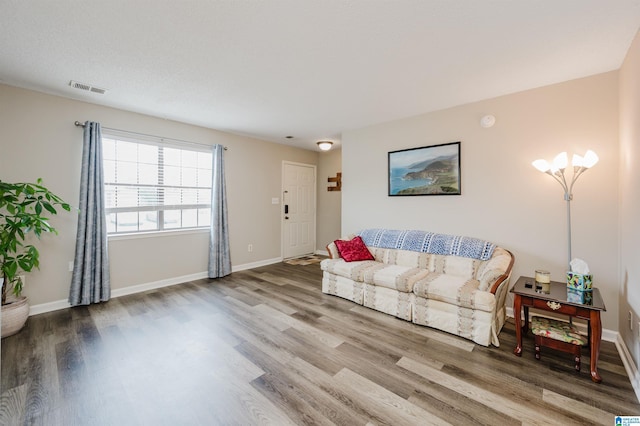 1529 Applegate Ln, Alabaster, AL 35007 - living area featuring wood finished floors and baseboards