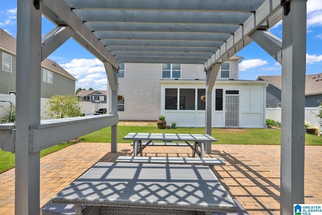 1009 Canvasback Way, Alabaster, AL 35007 - view of patio featuring outdoor dining space and a pergola