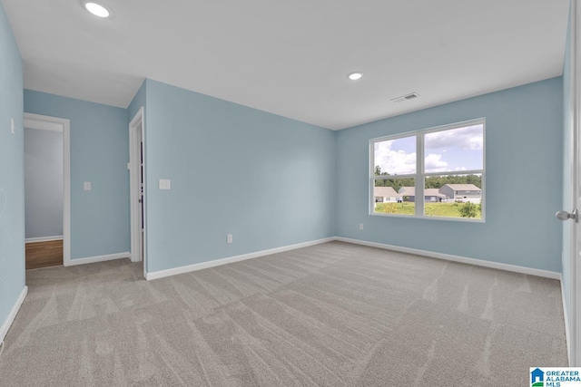 1009 Canvasback Way, Alabaster, AL 35007 - carpeted empty room with baseboards and recessed lighting