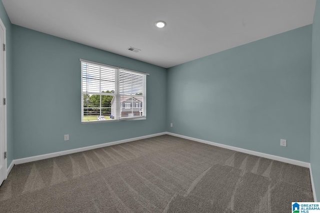 1009 Canvasback Way, Alabaster, AL 35007 - carpeted spare room with baseboards and recessed lighting