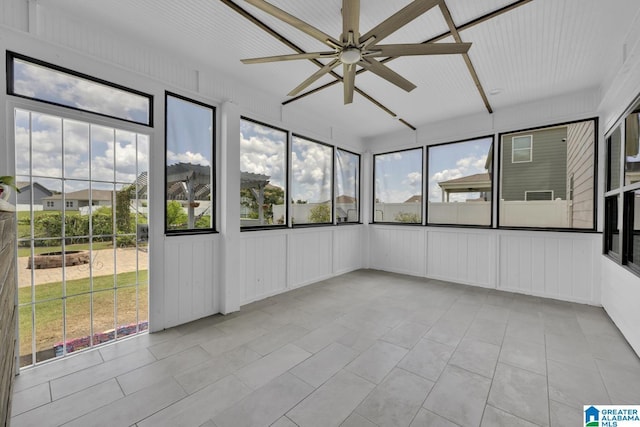 1009 Canvasback Way, Alabaster, AL 35007 - unfurnished sunroom with a ceiling fan