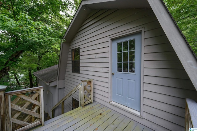 840 Black Acres Rd, Cropwell, AL 35054 - view of wooden deck