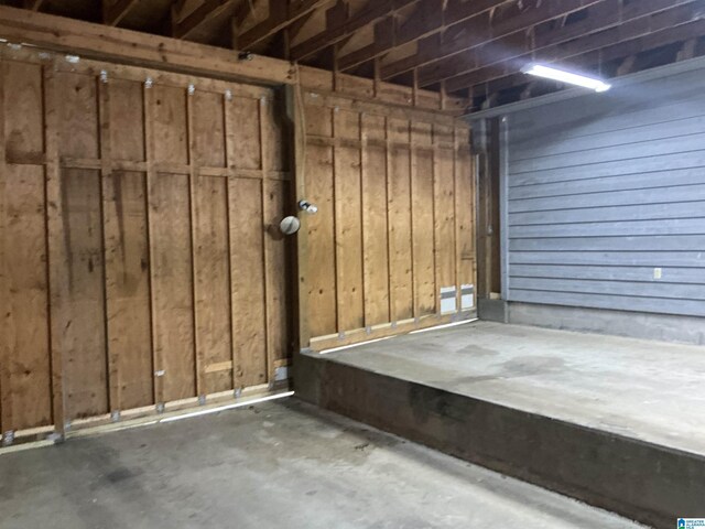 840 Black Acres Rd, Cropwell, AL 35054 - basement featuring wooden walls