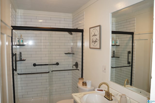 702 4th St SW, Childersburg, AL 35044 - full bath featuring a stall shower and vanity