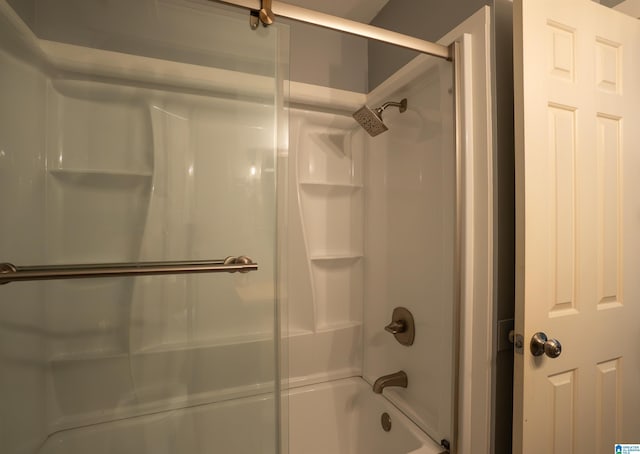 7835 Windsong Dr, Trussville, AL 35173 - bathroom with shower / bath combination with glass door