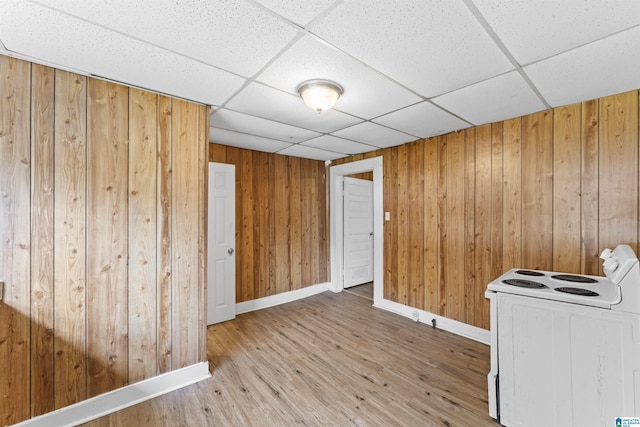 606 W Pine St, Sylacauga, AL 35150 - interior space featuring wooden walls and wood finished floors