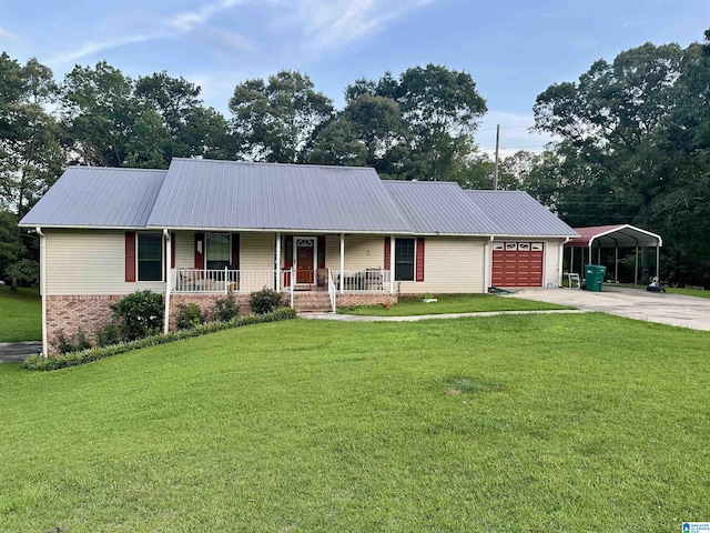 20571 Faynell Cir, Woodstock, AL 35188 - single story home featuring covered porch and a front yard