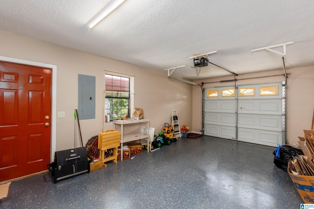 20571 Faynell Cir, Woodstock, AL 35188 - garage with electric panel and a garage door opener