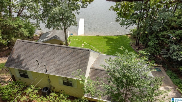 442 Lakeview Cir, Alpine, AL 35014 - aerial view of property and surrounding area featuring a large body of water