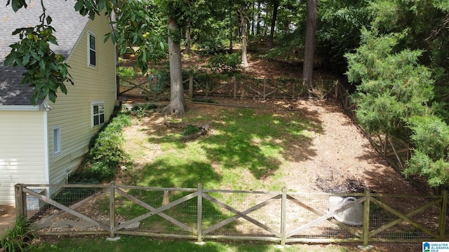 442 Lakeview Cir, Alpine, AL 35014 - fenced backyard with a gate