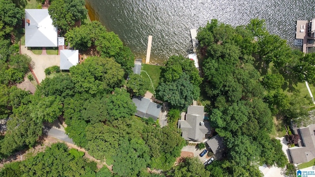 442 Lakeview Cir, Alpine, AL 35014 - aerial view of property and surrounding area featuring nearby suburban area and a nearby body of water