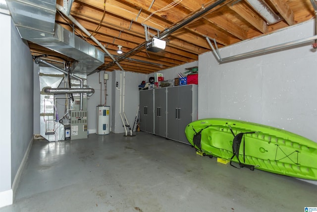 5668 Carrington Lake Pkwy, Trussville, AL 35173 - below grade area featuring water heater and heating unit