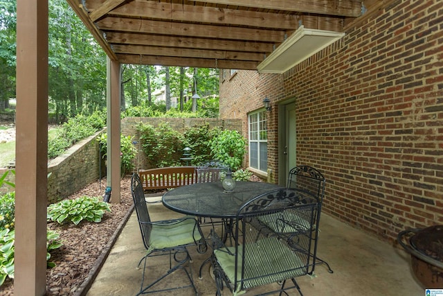 5668 Carrington Lake Pkwy, Trussville, AL 35173 - view of patio with outdoor dining area