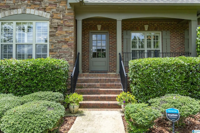 5668 Carrington Lake Pkwy, Trussville, AL 35173 - property entrance featuring brick siding