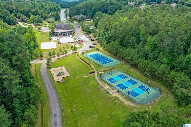 5668 Carrington Lake Pkwy, Trussville, AL 35173 - aerial view of a heavily wooded area and a nearby body of water