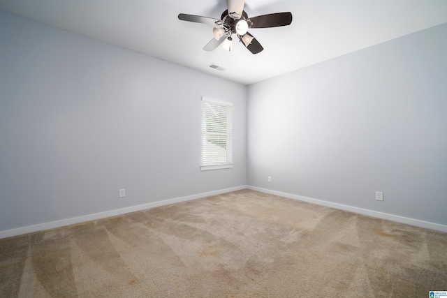 7593 Paine Dr, Trussville, AL 35173 - empty room with carpet floors and a ceiling fan