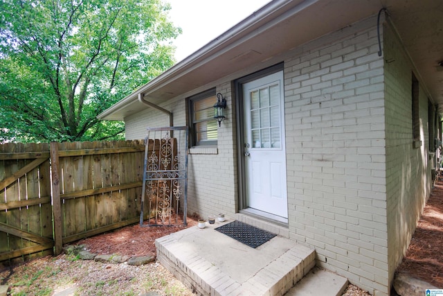 4648 Clairmont Ave S, Birmingham, AL 35222 - view of exterior entry featuring brick siding