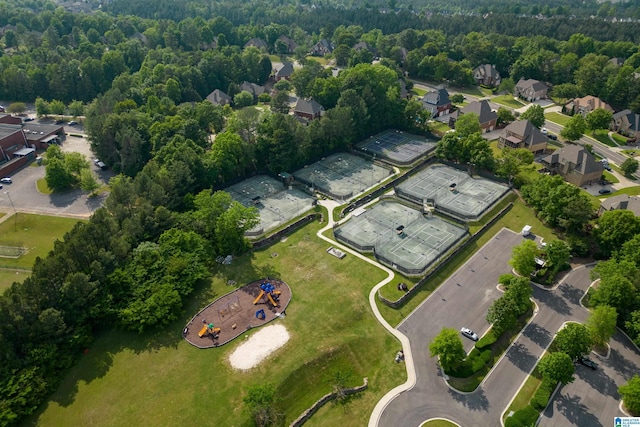 5381 Park Side Cir, Hoover, AL 35244 - aerial view of property's location featuring nearby suburban area