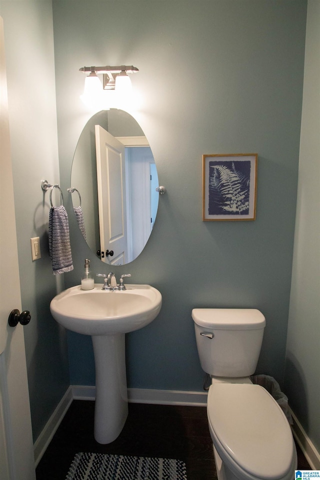 5250 Kate Cv, Trussville, AL 35173 - half bath featuring toilet and baseboards