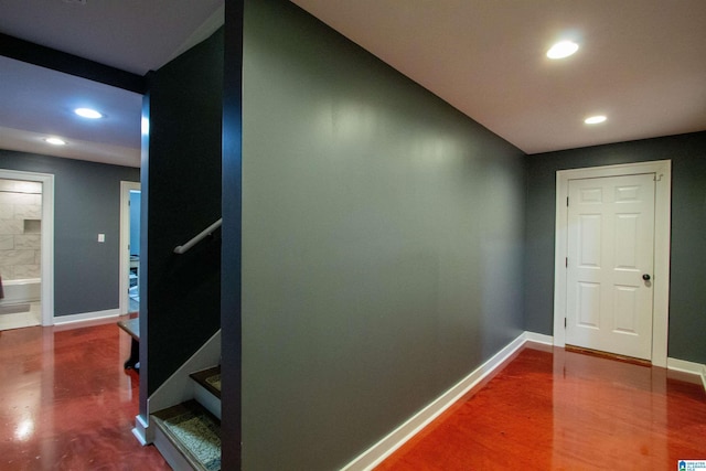 5250 Kate Cv, Trussville, AL 35173 - hall featuring recessed lighting and wood finished floors
