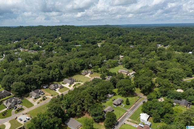 405 Willow Dr, Hueytown, AL 35023 - aerial view of property and surrounding area with a forest
