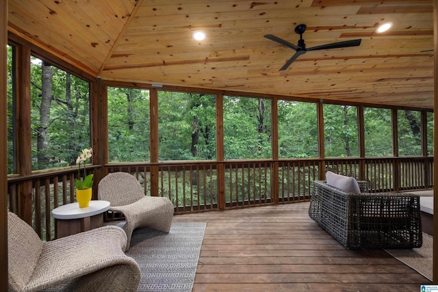 3709 Dover Dr, Mountain Brook, AL 35223 - sunroom with a ceiling fan
