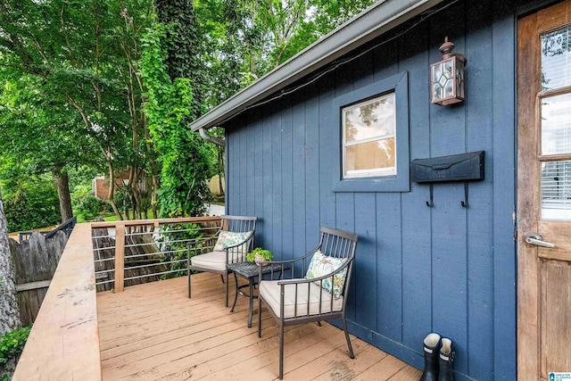 3443 Cliff Rd S, Birmingham, AL 35205 - view of wooden deck