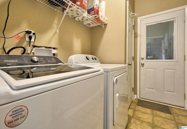 401 Waterford Highlands Way, Calera, AL 35040 - laundry area featuring separate washer and dryer